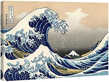 Wieco Art Canvas Prints Wall Art Ocean Beach Pictures For Home Office dekoracije Wall Decor veliki talas Kanagawa Katsushika Hokusai moderno rastegnuto i uokvireno pejzažno more Artwork
