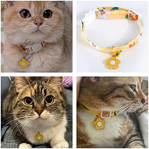 Yeduzyn-ovratnik za mačke sa zvonom, ogrlica za pribor za štence Kitten ovratnik sa Zvonkom za djevojčice za kućne