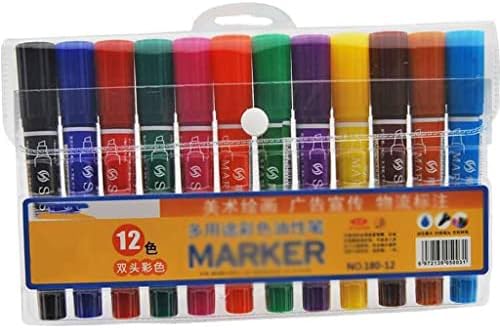 Seasd 12/18 boja Marker olovka Set dvostruko glave studentske animacije crteže masnu marker djeca slikanje olovke