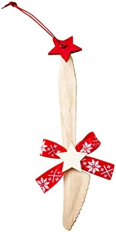 Prirodna drvena Perla vijenac Božić dekorativni ukrasi Božić drvena viljuška i kašika dekorativna kreativnost viljuška i kašika Set dekorativni privjesak