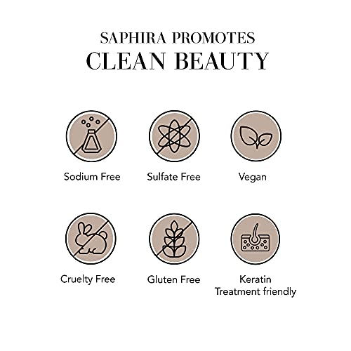 Saphira mineralni tretman šampon i regenerator Duo set za finu, tanku i boju kosu, 8,5 oz