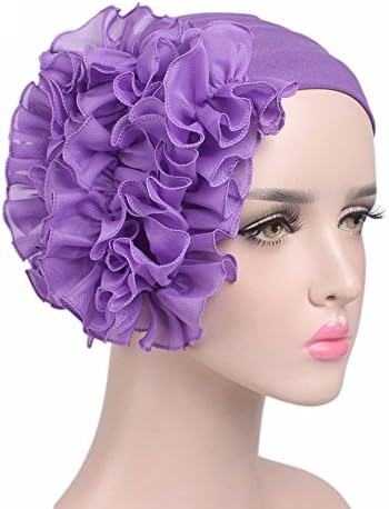 Cvjetni karcinom hemotra za žene za žene Beanie Scarf Turban Head omotač za glavu Želje Želje Željezi vizir šešir