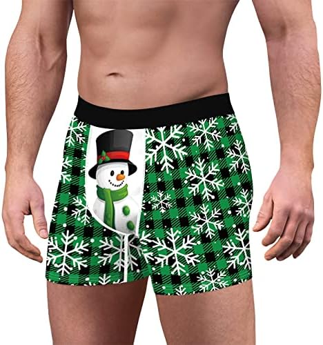 2023 NOVO Muški ravni vitki dugačak prozračni božićni print Donje rublje Pants Sportski modni povremeni