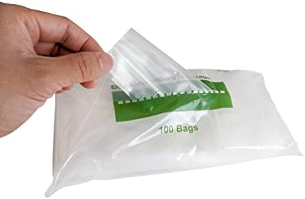 Meranti 4 Mil, 6 x 9 torbe sa patentnim zatvaračem | čiste plastične Poli kese za teške uslove rada / prehrambeni kvalitet