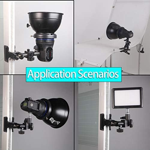Wellamking Photo Studio držač reflektora metalna Stezaljka držač sa adapterom za nagib Light Stand