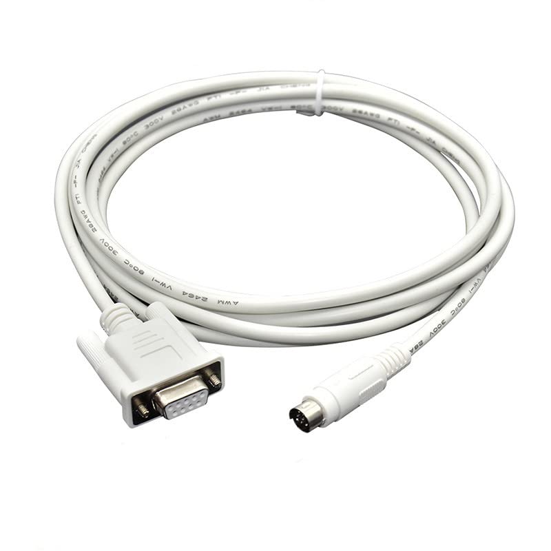 DVPCAB215 za PLC preuzimanje kabla za prenos podataka kabl za programiranje PC-DVP serijski komunikacijski kabl bijeli 2m
