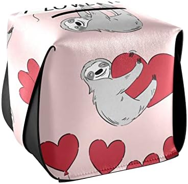 Valentinovo Lean Love tkivo pokrov pokriva pravokutna kožna kutija za tkivo sa ručkama Dissenger