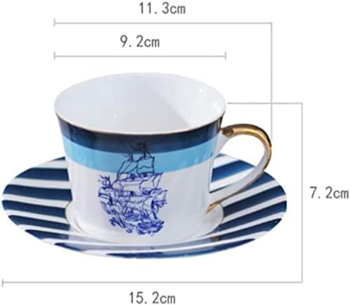 Pevkp keramička šalica za kafu, kineski čaj čaja sa ručkom, postavite kućnu čajnu čaj, keramički