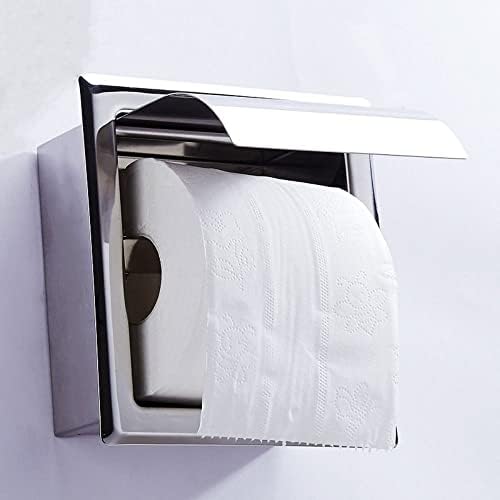 Držač toaletnog papira, držač za toaletni papir od nehrđajućeg čelika, samoljepljiv toaletni držač za držač
