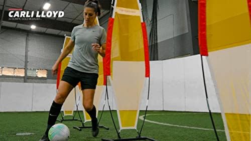 PowerNet Solo Soccer Training Bundle | poboljšajte svoje vještine napada simulirajući vježbe pod pritiskom /