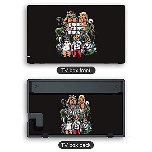 Super Mar-io Switch skin Sticker-komplet zaštitnih filmskih naljepnica konzole kože kompatibilan sa switch Lite Faceplate Console personaliziranom naljepnicom