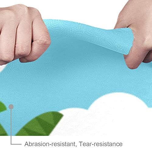 Siebzeh životinja dinosaurusa Premium debeli Yoga Mat Eco Friendly Rubber Health & amp; fitnes non