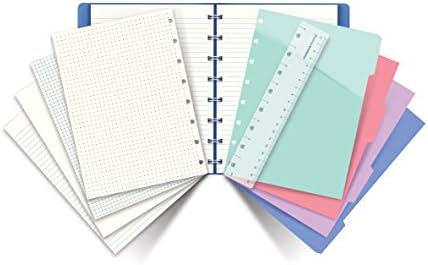 FiloFax Notebooks Pocket točkasti časopis, pokretni, 5,5 x 3,5, 32 krem ​​limova odgovaraju puštanjima za