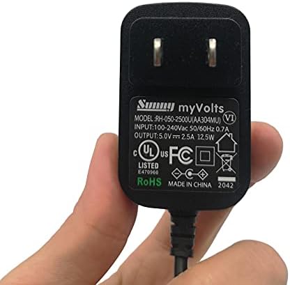 MyVolts 5V adapter za napajanje kompatibilan sa / zamjenom za Clementoni 62242 tablet za učenje - US Plug