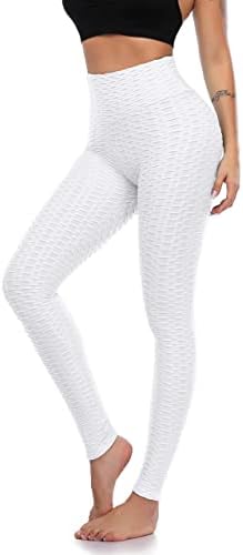 Jeftinove Scrounch guzice za žene visoke struk teksturirane joge hlače rušene guzice za podizanje vježbanja