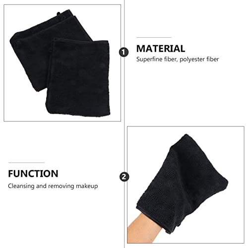 FOMIYES Microfiber makeup Remover face krpe 3kom rukavice za čišćenje lica meka tkanina za uklanjanje