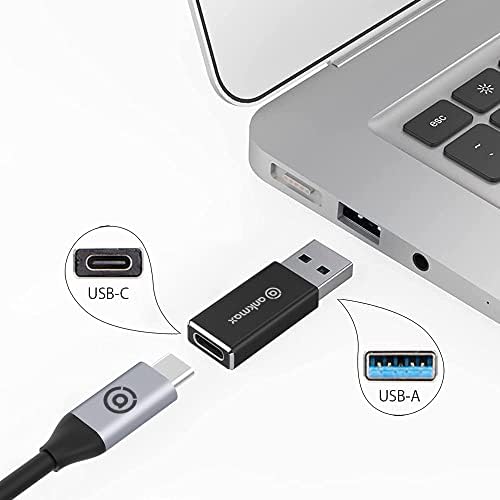 Paket USB C 8-u-1 Hub i USB A Do C Adapter, ANKMAX P831HGS + UA312C, USB Tip C Adapter sa 4K HDMI, VGA, 1Gbps RJ45 Ethernet Port, 2 USB 3.1, PD priključak za punjenje, čitač SD/TF kartica za MacBook / Pro