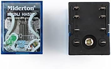 PIKIS MY2P HH52P MY2NJ Relejni namotaj opšti Dpdt mikro Mini elektromagnetni Relejni prekidač sa bazom utičnice LED AC 110V 220V DC 12V 24V 1kom