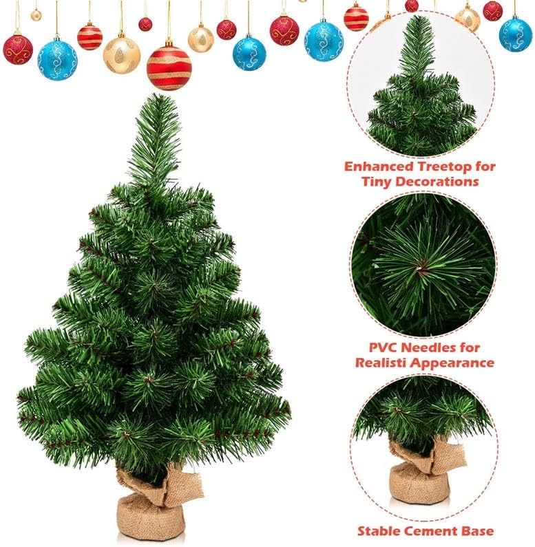 ZlxDP 2FT umjetni PVC Božićno stablo Odmor u Dekoru