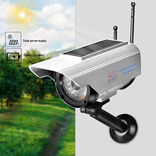 Platična lažna kućna kamera za unutarnju vanjsku vanjsku sa LED lažnim CCTV kamerom Solarna