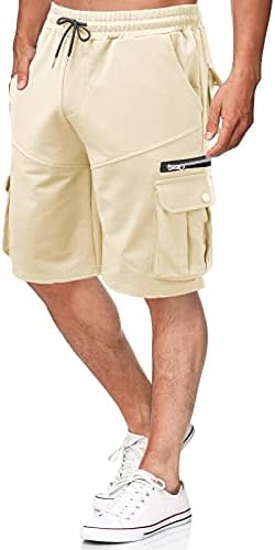 Miashui Band Size pamučne hlače s više džepova ljetni Zipper Casual kombinezoni muške muške hlače u pet tačaka
