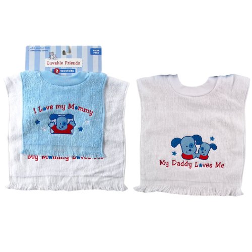 Luvable Friends 2-Pack peškiri za bebu, Žuti-Tata