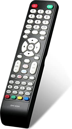 Zamjena daljinskog upravljača Kontrola sa svim gumbom SANYO LCD TV sa prečacom Netflix, Vudu