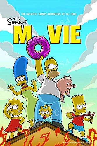 Posteri SAD The Simpsons Movie TV serija Show Poster GLOSSY FINISH-TVS384 )