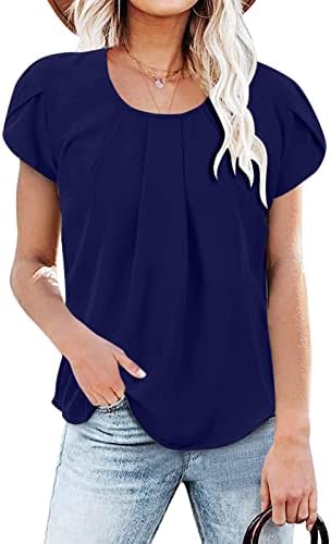 Plus veličine za žene s kratkim rukavima Dressy, ženske majice Print Home Moderan gornja košulja Dječja