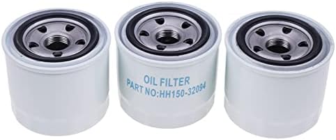 JZGRDN 3PK Filter za ulje HH150-32094 Kompatibilan je s Kubota B1550 B1700 B1750 B20 B21 B2100