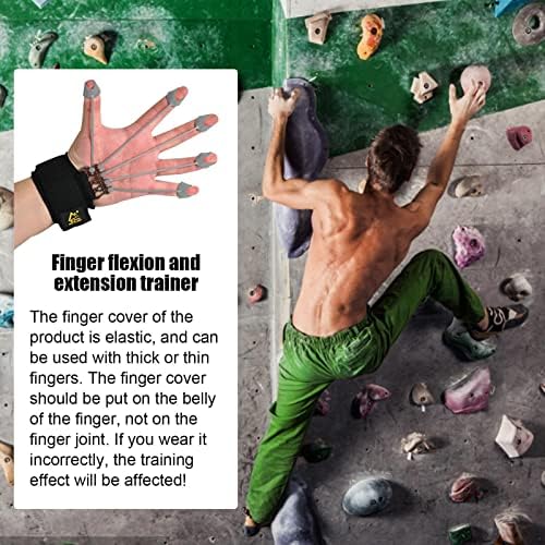 Vježbač prsta, 5pcs Elastična silikonska oprema za uklanjanje ručne ruke Prijenosni priključak za vežbanje za obradu za odrasle za obuku čvrstoće