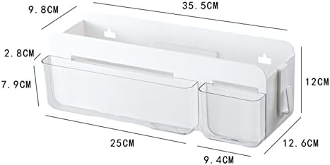 Petsola za skladištenje zidnih visećih polica Skladišna korpa za daljinsko upravljanje DESKTOP Organizator za bara za trpezariju telefon, XL