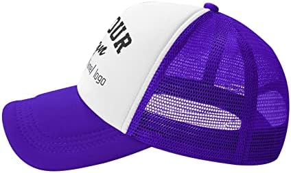 Personalizirani Kamiondžijski šešir Vaš vlastiti Foto tekst naziv Unisex prilagođena bejzbol kapa Tata