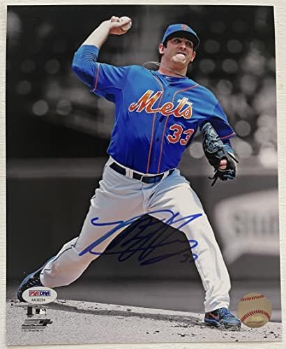 Mat Harvey potpisao je autogramirani sjajni 8x10 Photo New York Mets - PSA / DNK Ovjeren