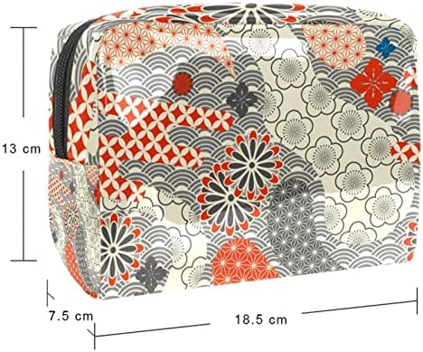 Toaletska torba Viseći DOPP komplet za muškarce Vodootporna vrećica za brijanje za putovanja, cvjetovi valovi