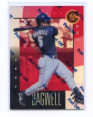 1998 Pinnacle certificirano ogledalo crveno 44 Jeff Bagwell Test bankrotira izdanje Astros