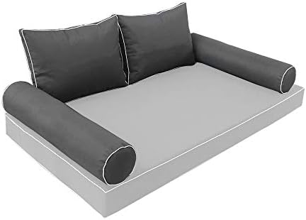 DBM uvozi samo navlaku Style1 vanjski jastuk za leđa Slipcover kontrastni Trim krevetić-AD003