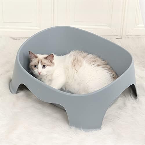 XLAIQ Top Entry kutija za smeće za mačke jednostavno protiv prskanja ekstra velika kutija za smeće za mačke