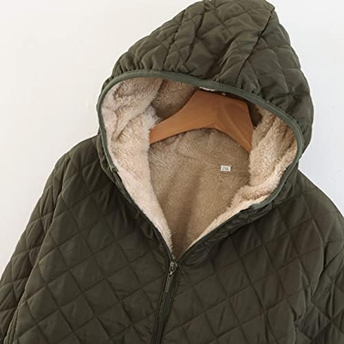 QFVZHY Ženske zimske kapute 2022. prednji hood sa zatvaračem Topla casual raglan bomber jakna s džepovima kaputa za kapute