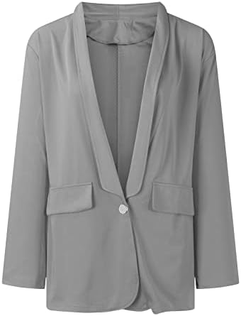 Ženska dugme za dugih rukava 2022 Modni jeseni reverlarala nakupljena čvrsta jakne za žene za žene Business casual
