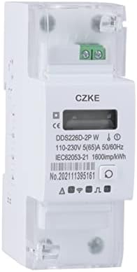 Anzoat DDS226D-2P WiFi jednofazna 65a din WiFi WiFi TIMER SMART ENERGY METER TIMER Potrošnja električne energije Monitor kWh Meter Wattemterz