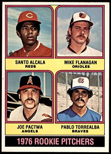 1976 O-pee-chee # 589 Nokie bacači Santo Alcala / Joe Paktwa / Pablo Torrealba Cincinnati / Atlanta Reds / Orioles / Angels / Braves Nm Reds / Orioles / Angels / Hrabre