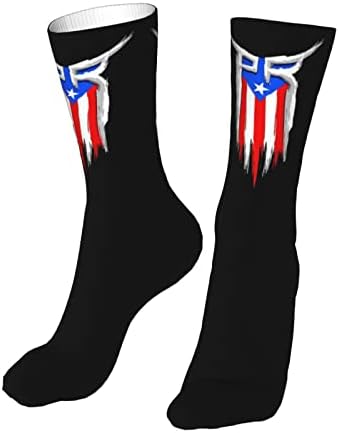 Kadeux Portoriko prstiju za zastavu Atletska čarapa Novost casual čarape Unisex čarape Sportske čarape za muškarce Žene