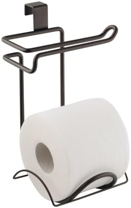 Idesigni Classico čelik Over-thenter toalet za pohranu papira - 5,25 x 4,25 x 10 , bronza