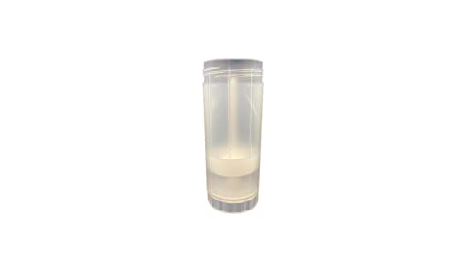 Prirodni okrugli dezodorans kontejner - prazan - 2 unca - plastična cijev za ponovno punjenje uvijanje za diy dezodoransi - kozmetički obrt-paket od 12- prirodnih farmi