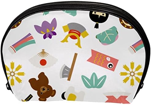 Tbouobt vrećica za šminku patentno torbica Travel Kozmetički organizator za žene i djevojke, japanski