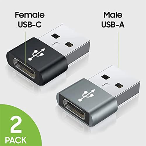 USB-C ženka za USB mužjak Brzi adapter Kompatibilan je sa vašim Xiaomi RedMI napomena 11 Pro za punjač, ​​sinkronizaciju,