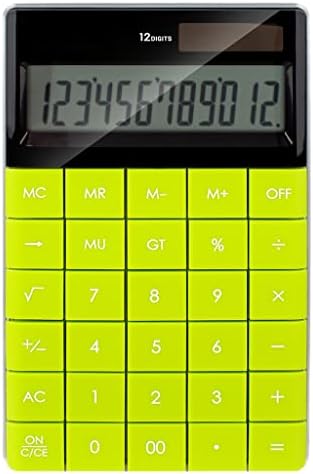 Cul Desktop kalkulator Universal programer 12 cifara dvostruke snage modne stil poslovne škole uredski kalkulator (boja: E, veličina