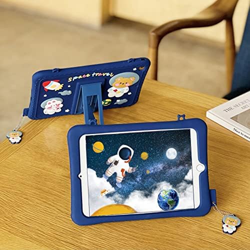 EssTore Kids futrola za Samsung Galaxy Tab S6 Lite 10.4 2022 i 2020 Poklopac, svemirska tužbina Kućica za djecu Prijateljsko otpornost na udarce sa KickStand + remen