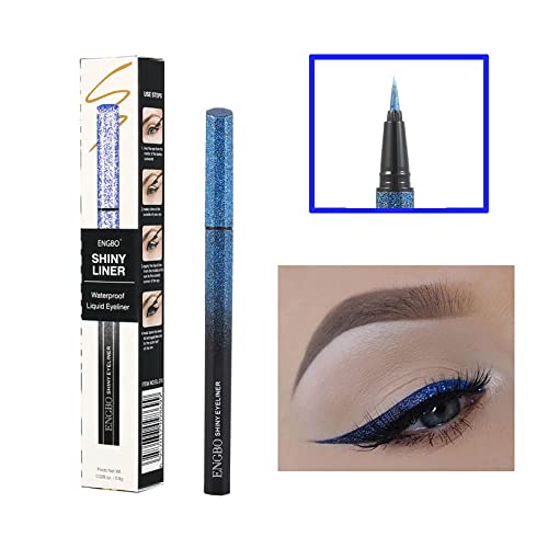 Glitter eye Liners olovka za sjenilo za usne Dvostruka upotreba, laka za nanošenje olovka za oči u boji za oči i olovka za sjene za žene